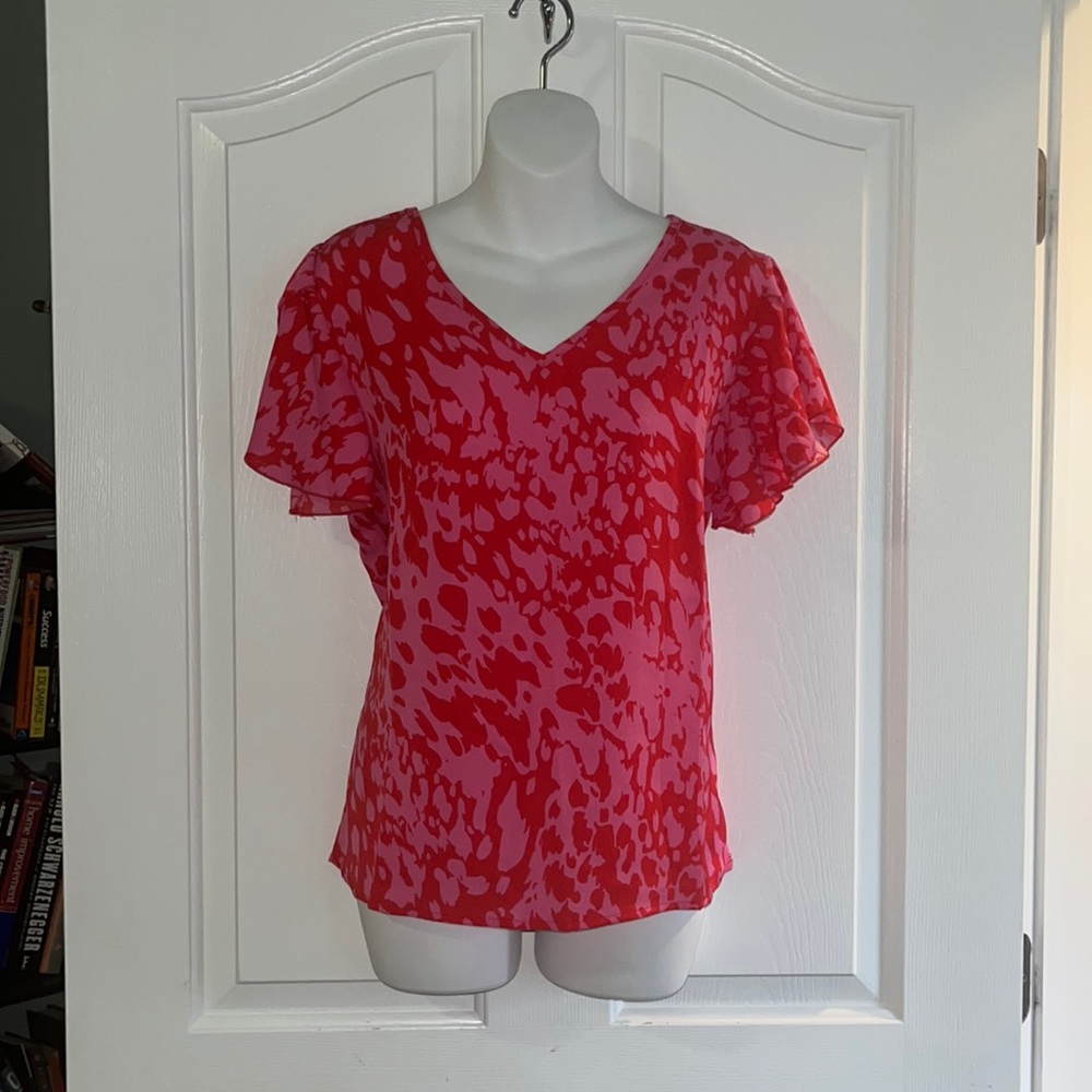 Cute blouse polyester